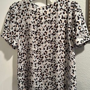 Loft, small, animal print top